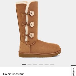NIB - UGG Bailey Button Triplet II Boot -Discontinued line